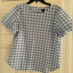Ann Taylor - Blue and White Check shirt